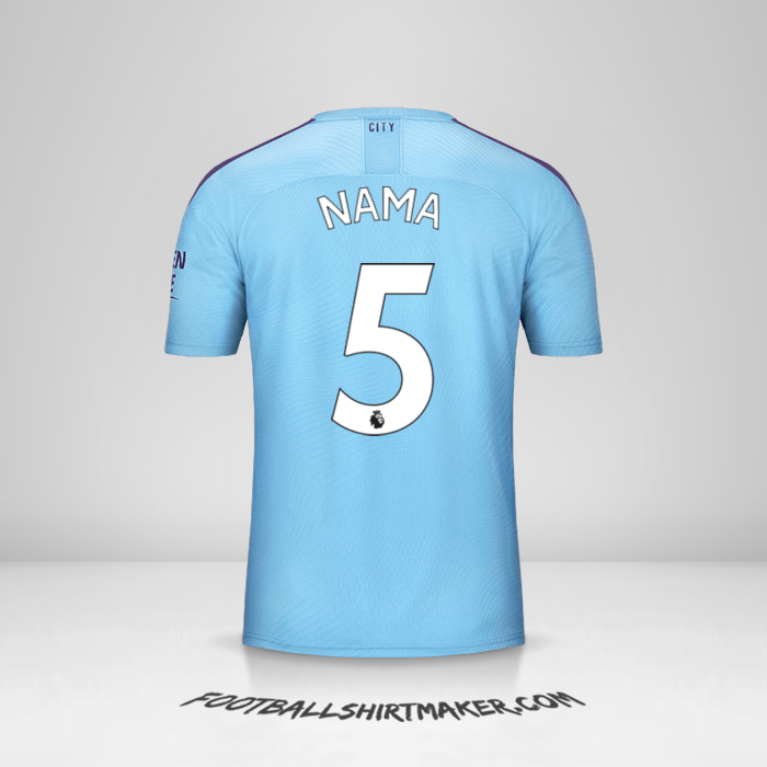 Jersey Manchester City 2019/20 -  nama - 5