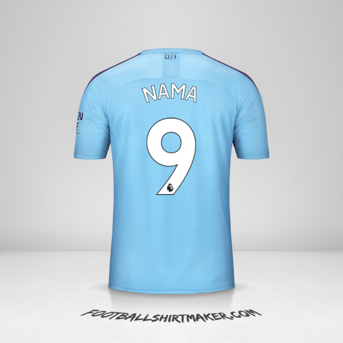 Jersey Manchester City 2019/20 -  nama - 9