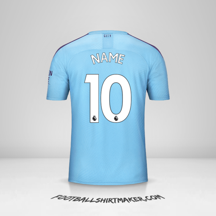 Jersey Manchester City 2019/20 -  name - 10