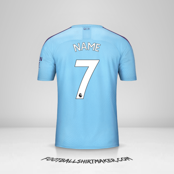 Jersey Manchester City 2019/20 -  name - 7