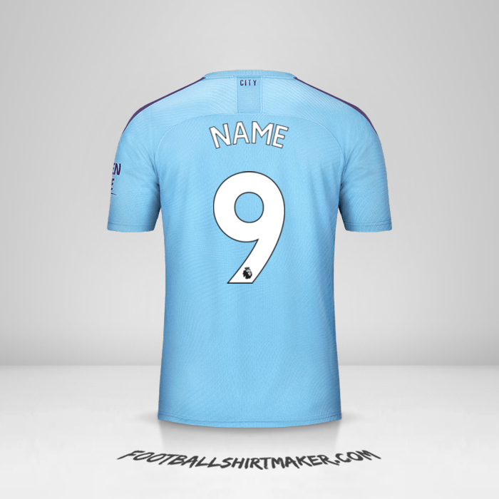 Trikot Manchester City 2019/20 -  name - 9