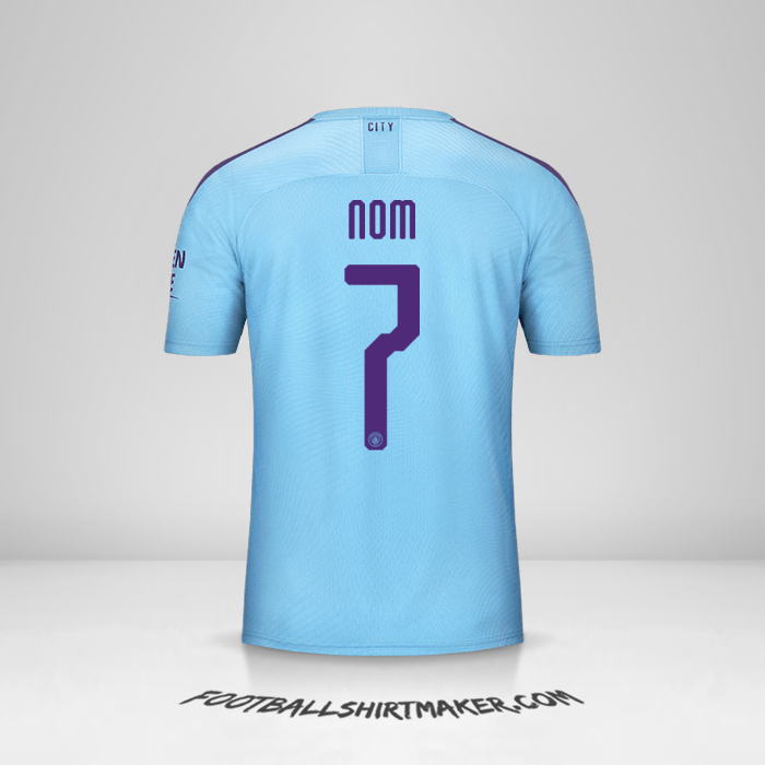 Maillot Manchester City Cup 2019/20 -  nom - 7