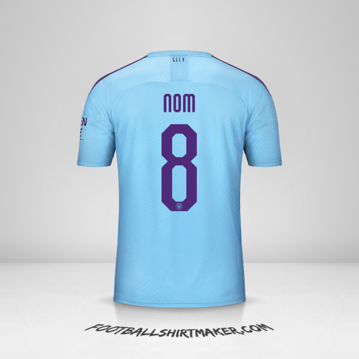 Maillot Manchester City Cup 2019/20 -  nom - 8