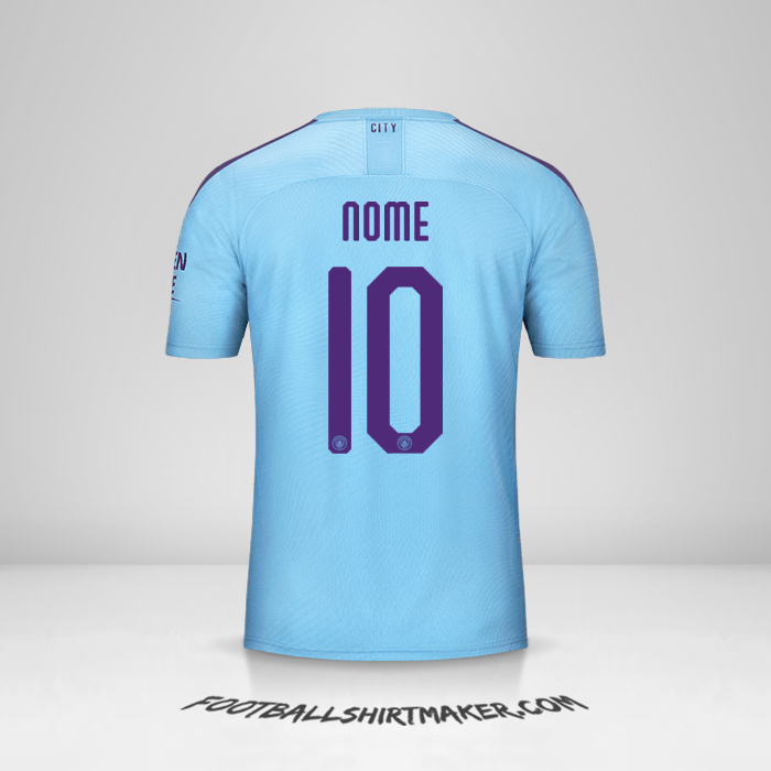 Maglia Manchester City Cup 2019/20 -  nome - 10