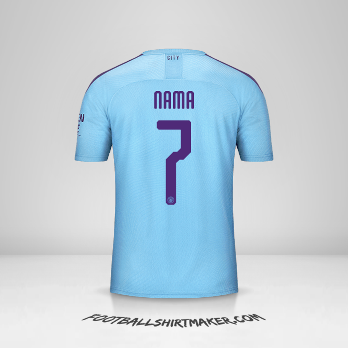 Jersey Manchester City Cup 2019/20 -  nama - 7