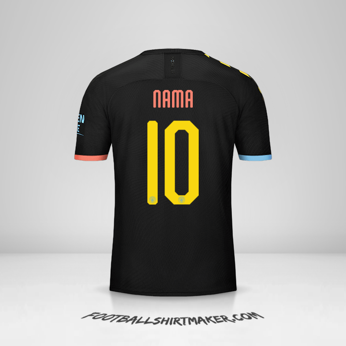 Jersey Manchester City Cup 2019/20 Alternatif -  nama - 10