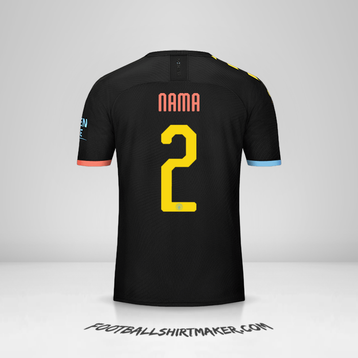 Jersey Manchester City Cup 2019/20 Alternatif -  nama - 2
