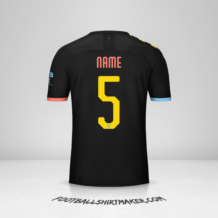 Shirt Manchester City Cup 2019/20 Away -  name - 5