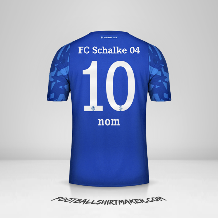 Maillot Schalke 04 2019/20 -  nom - 10