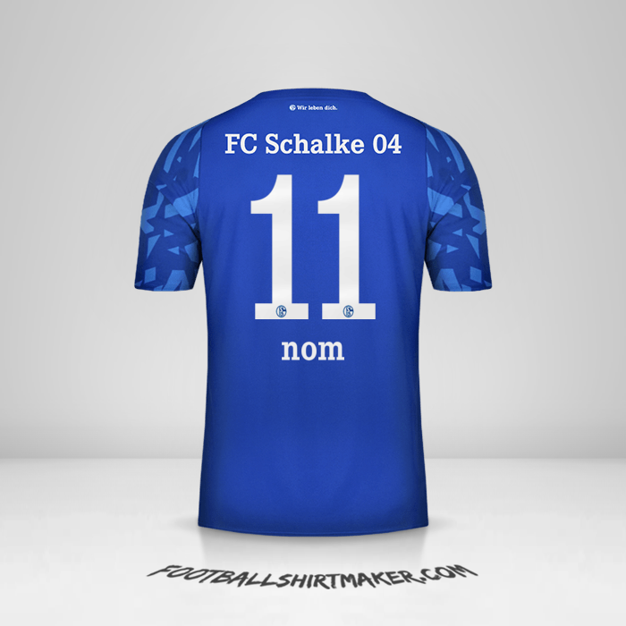 Maillot Schalke 04 2019/20 -  nom - 11