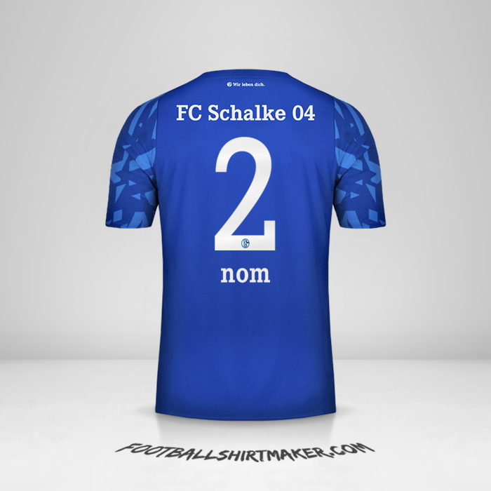 Maillot Schalke 04 2019/20 -  nom - 2