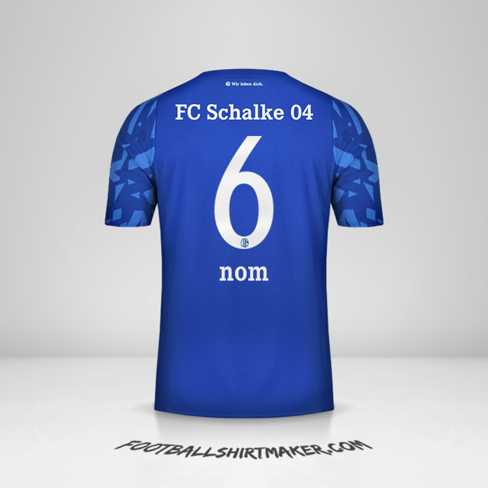 Maillot Schalke 04 2019/20 -  nom - 6