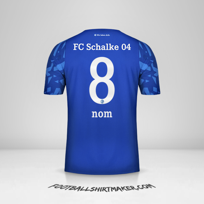 Maillot Schalke 04 2019/20 -  nom - 8