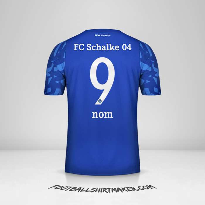 Maillot Schalke 04 2019/20 -  nom - 9