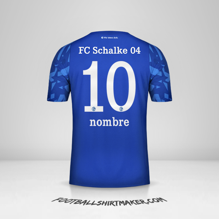 Camiseta Schalke 04 2019/20 -  nombre - 10