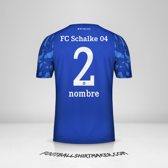 Jersey Schalke 04 2019/20 -  nombre - 2
