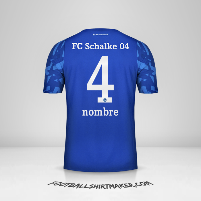 Jersey Schalke 04 2019/20 -  nombre - 4