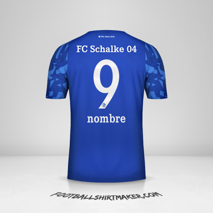 Jersey Schalke 04 2019/20 -  nombre - 9