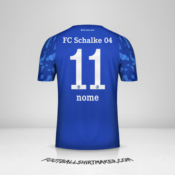Camisa Schalke 04 2019/20 -  nome - 11