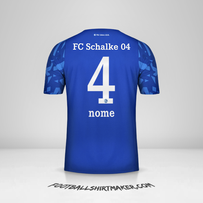 Camisola Schalke 04 2019/20 -  nome - 4