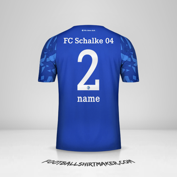 Shirt Schalke 04 2019/20 -  name - 2