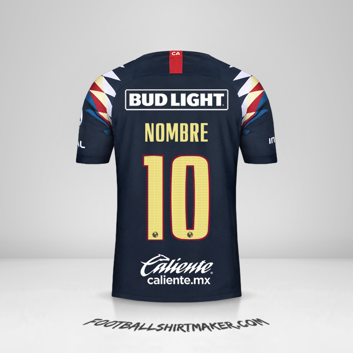 Jersey Club America 2019/20 Visita -  nombre - 10
