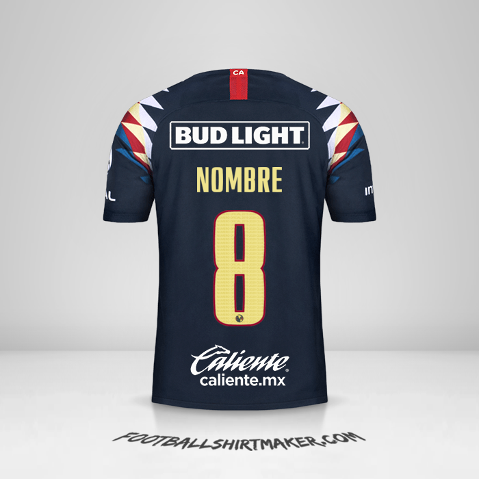 Jersey Club America 2019/20 Visita -  nombre - 8