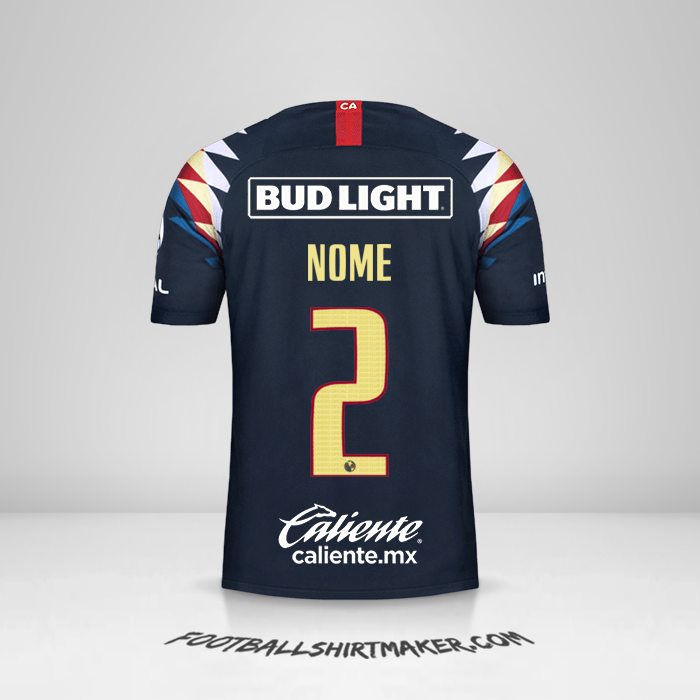 Maglia Club America 2019/20 Seconda -  nome - 2