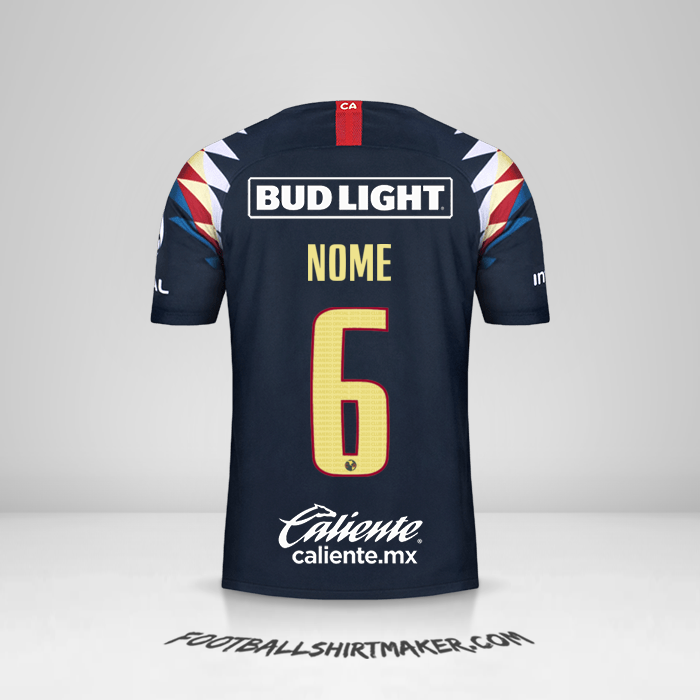 Maglia Club America 2019/20 Seconda -  nome - 6