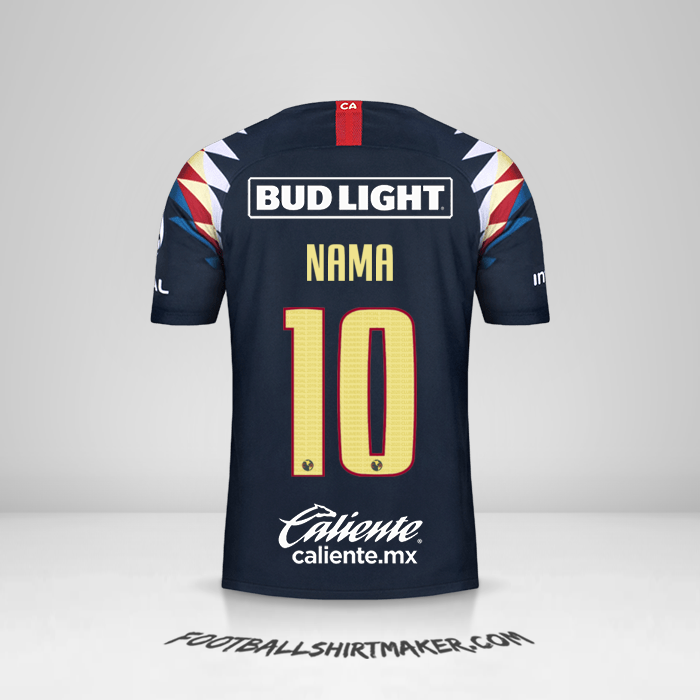 Jersey Club America 2019/20 Alternatif -  nama - 10