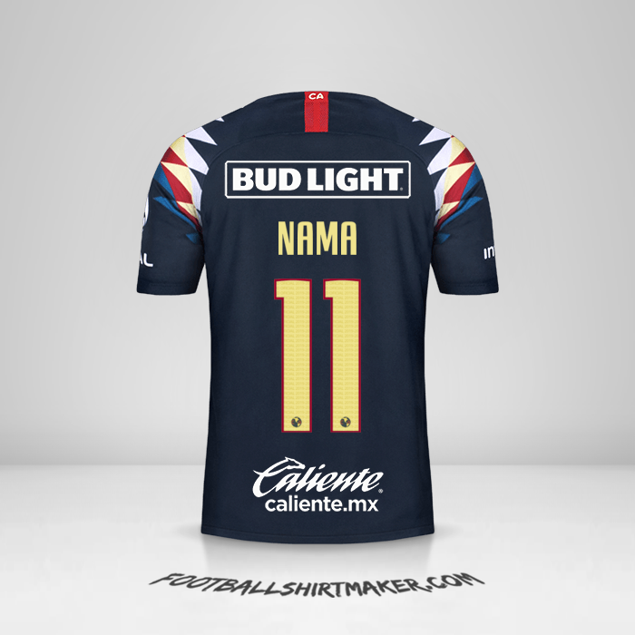 Jersey Club America 2019/20 Alternatif -  nama - 11