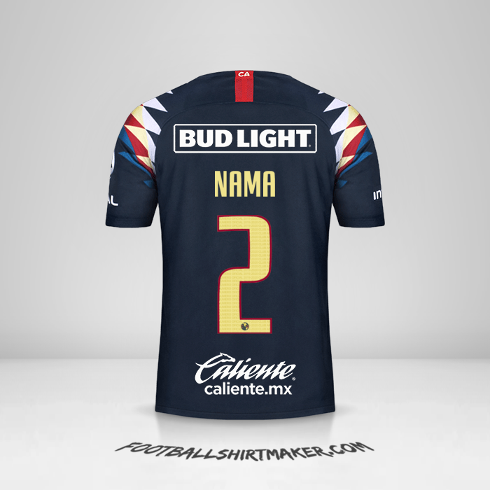 Jersey Club America 2019/20 Alternatif -  nama - 2