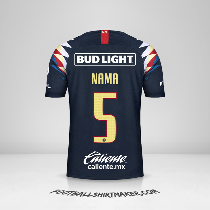 Jersey Club America 2019/20 Alternatif -  nama - 5
