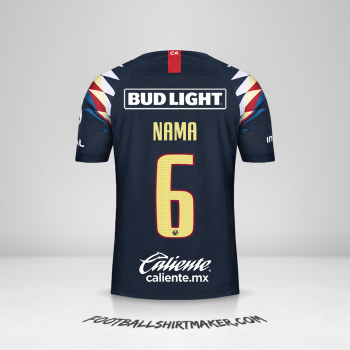 Jersey Club America 2019/20 Alternatif -  nama - 6