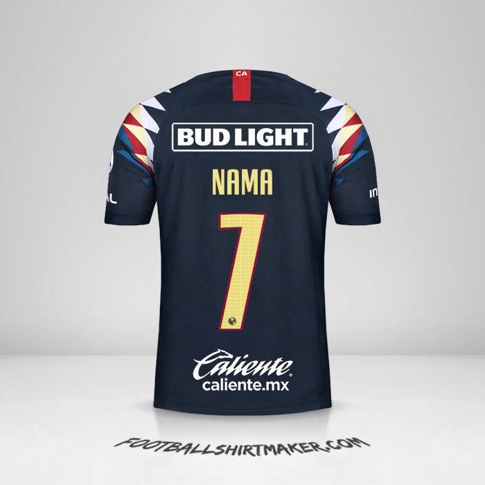 Jersey Club America 2019/20 Alternatif -  nama - 7