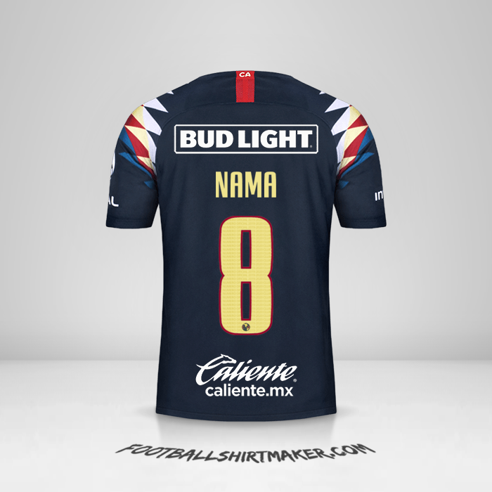 Jersey Club America 2019/20 Alternatif -  nama - 8
