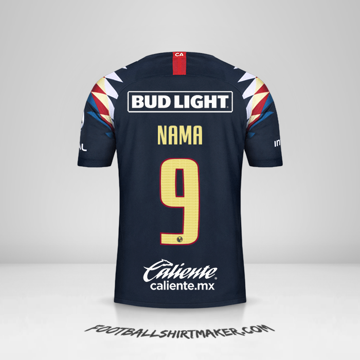 Jersey Club America 2019/20 Alternatif -  nama - 9
