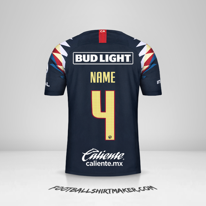 Trikot Club America 2019/20 Auswärts -  name - 4