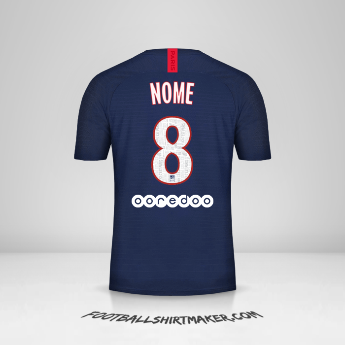Maglia Paris Saint Germain 2019/20 -  nome - 8
