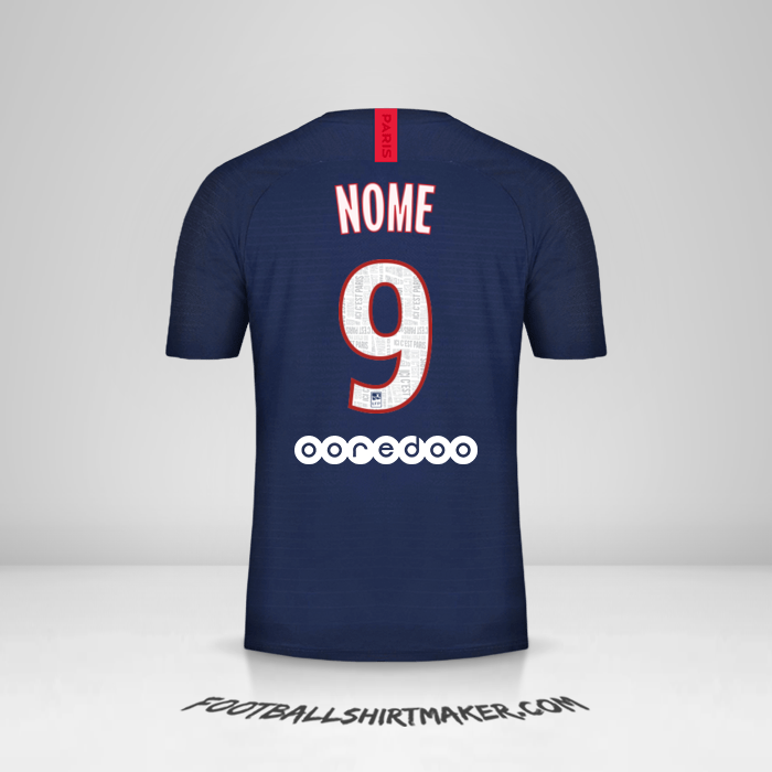 Maglia Paris Saint Germain 2019/20 -  nome - 9