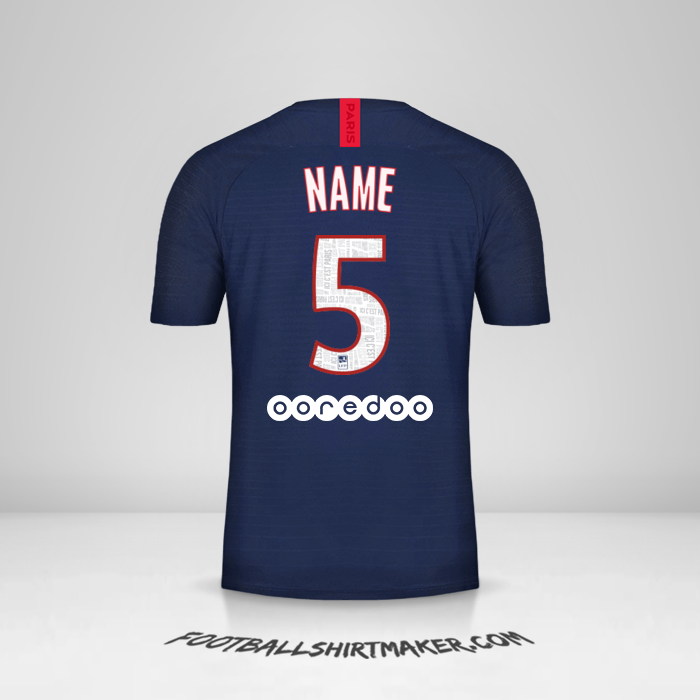 Trikot Paris Saint Germain 2019/20 -  name - 5