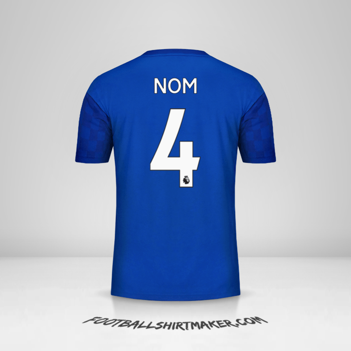 Maillot Leicester City FC 2019/20 -  nom - 4