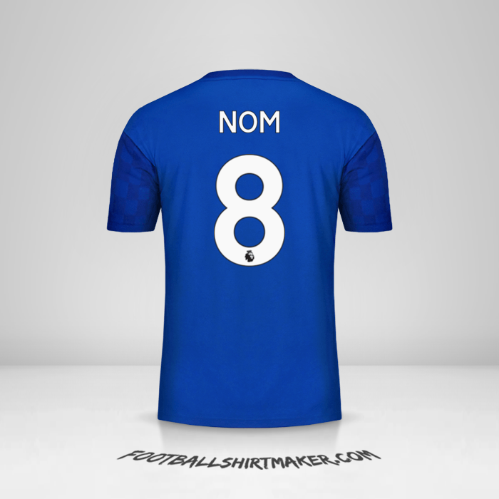 Maillot Leicester City FC 2019/20 -  nom - 8