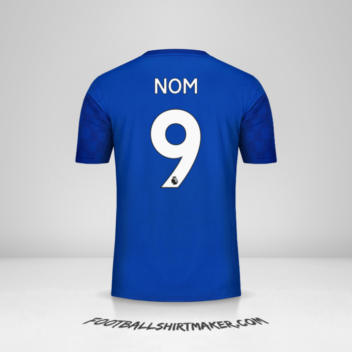Maillot Leicester City FC 2019/20 -  nom - 9