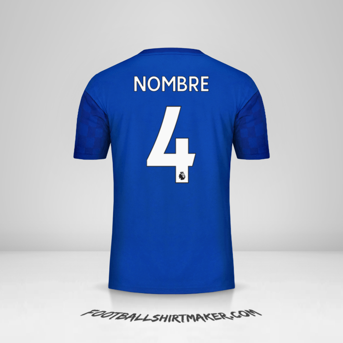 Jersey Leicester City FC 2019/20 -  nombre - 4