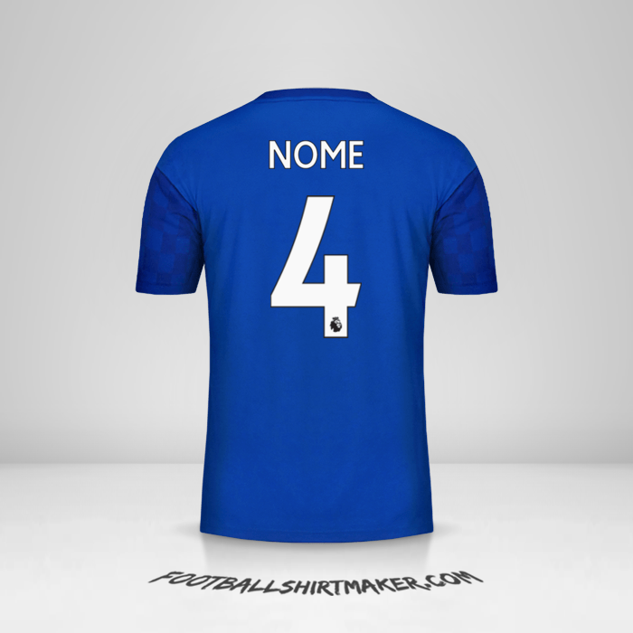 Camisa Leicester City FC 2019/20 -  nome - 4