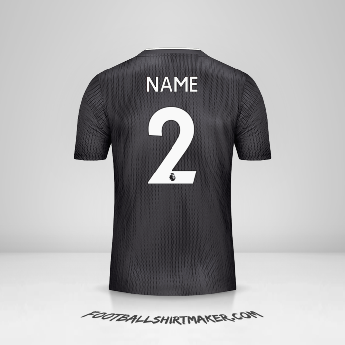 Jersey Leicester City FC Black 2019/20 Away -  name - 2