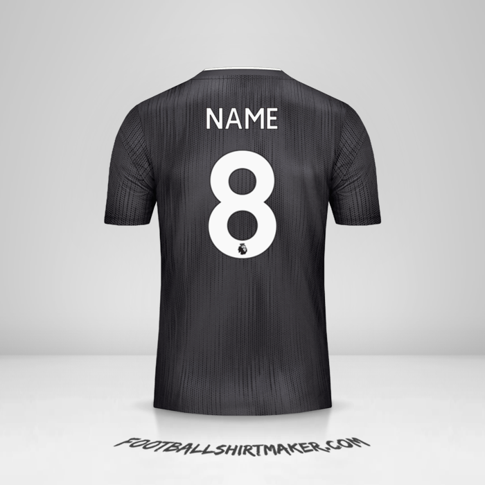 Trikot Leicester City FC Black 2019/20 Auswärts -  name - 8