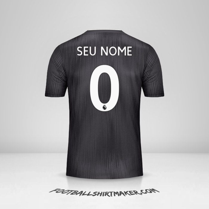 Camisa Leicester City FC Black 2019/20 II -  seu nome - 0