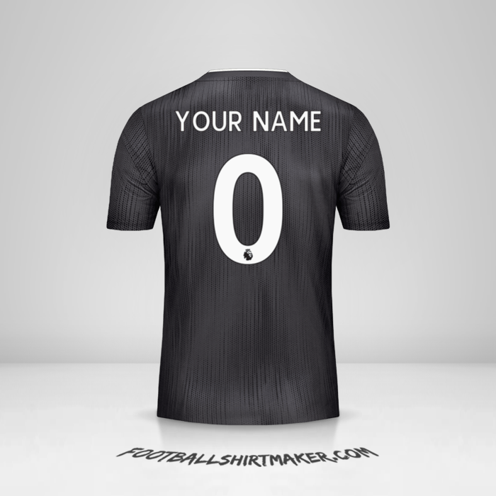 Jersey Leicester City FC Black 2019/20 II -  your name - 0
